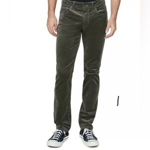PAIGE Men Green Corduroy Pants - 34